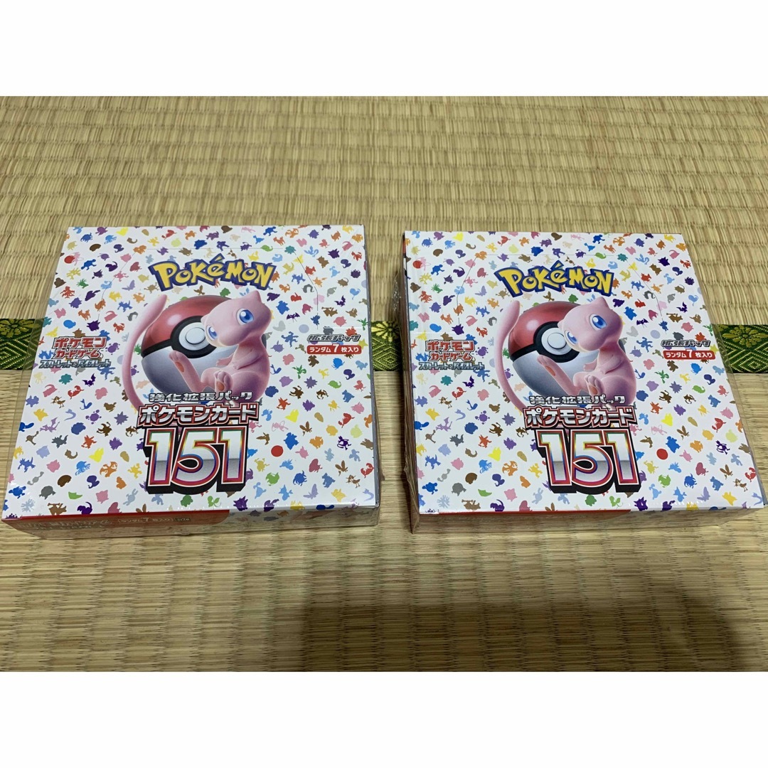 ポケモンカード151シュリンク付き　2BOX