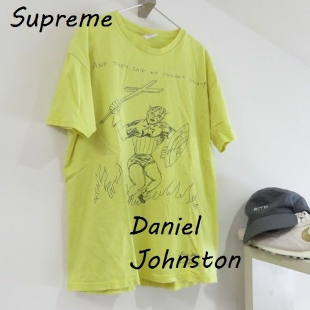 Supreme シュプリーム　ダニエル ジャンストン コラボ　Tシャツ　L