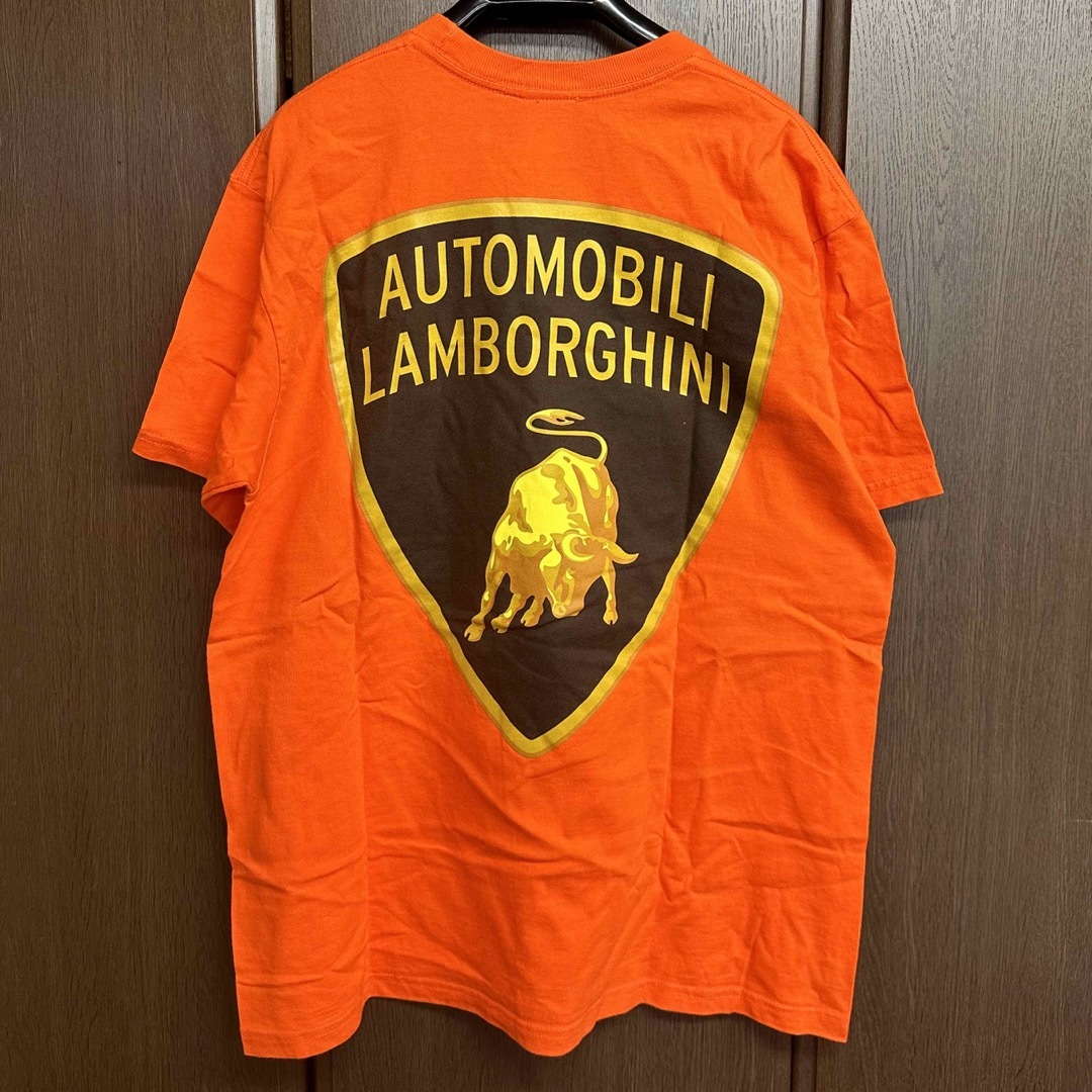L Supreme Lamborghini Tee  Orange