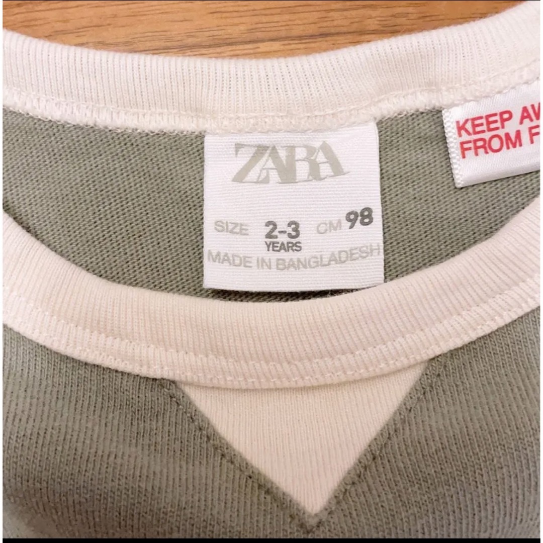 ZARA KIDS(ザラキッズ)のZARAキッズ トップス 半袖 100センチ キッズ/ベビー/マタニティのキッズ服男の子用(90cm~)(Tシャツ/カットソー)の商品写真