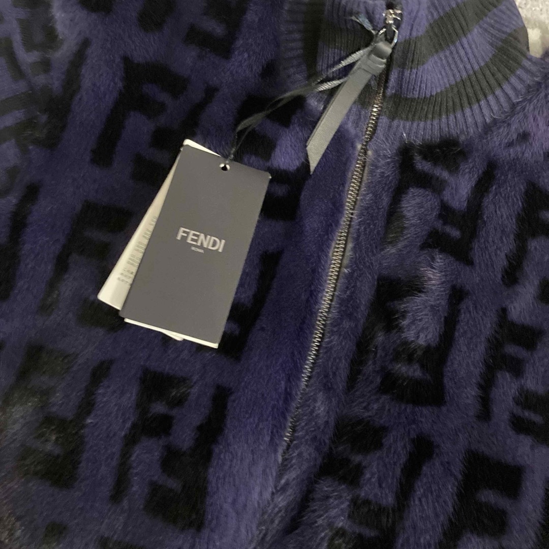 FENDI(フェンディ)の定価130万超えフェンディ FENDI ミンク コート紫 レディースのジャケット/アウター(毛皮/ファーコート)の商品写真