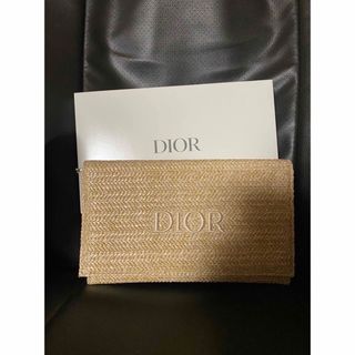 Dior ラタンベージュポーチ ノベルティ