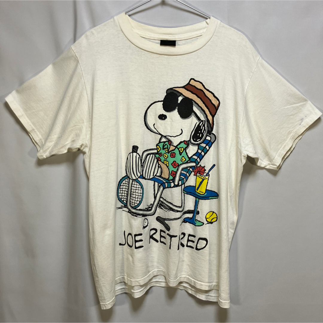 vintage snoopy JOE RETIRD tee | フリマアプリ ラクマ