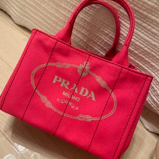 プラダ(PRADA)のPRADA  プラダ カパナ ピンク S トートバッグ(トートバッグ)