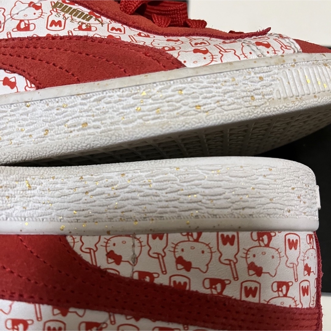 PUMA(プーマ)のキティ PUMA SUEDE CLASSIC HELLO KITTY 20cm キッズ/ベビー/マタニティのキッズ靴/シューズ(15cm~)(スニーカー)の商品写真