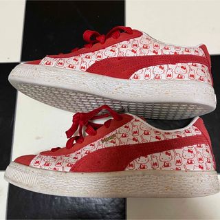 プーマ(PUMA)のキティ PUMA SUEDE CLASSIC HELLO KITTY 20cm(スニーカー)