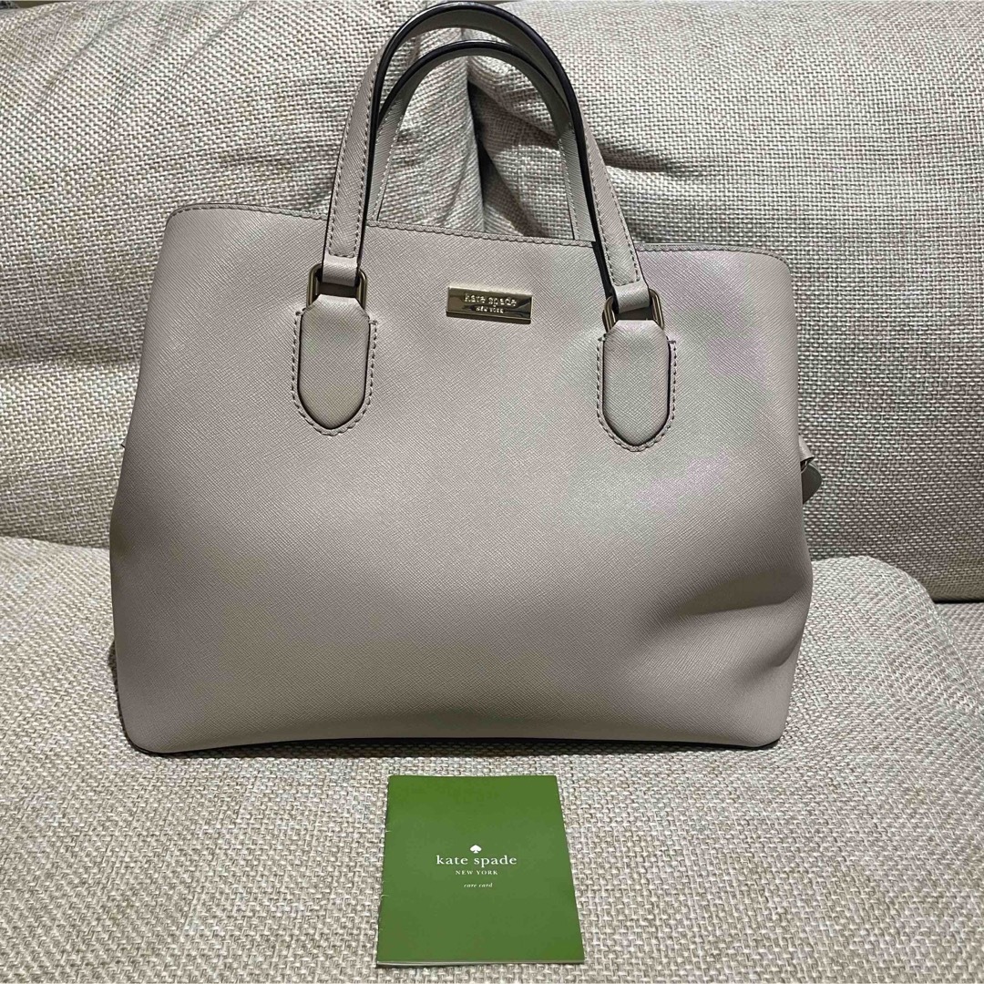 kate spade new york(ケイトスペードニューヨーク)のケイトスペード　ハンドバッグ　ショルダー　グレー レディースのバッグ(ハンドバッグ)の商品写真