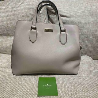 ケイトスペードニューヨーク(kate spade new york)のケイトスペード　ハンドバッグ　ショルダー　グレー(ハンドバッグ)