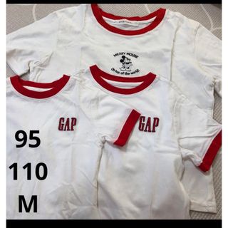 ギャップキッズ(GAP Kids)のリンガーTシャツ　親子お揃い(Tシャツ(半袖/袖なし))