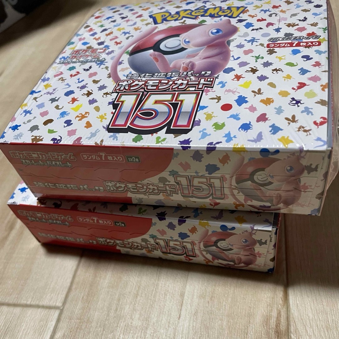 ポケモンカード151 2BOX シュリンクあり