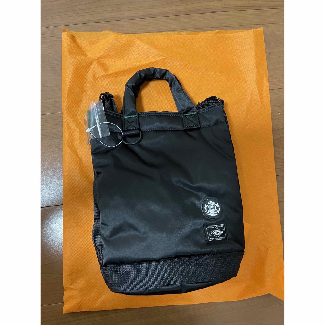 PORTER Starbucks Drum Bag S Black