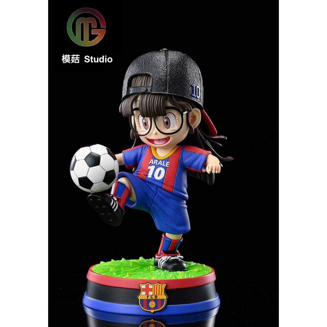 Dr.スランプ アラレちゃん サッカー ガレージキット 塗装済み フィギュアポリレジンPUサイズ