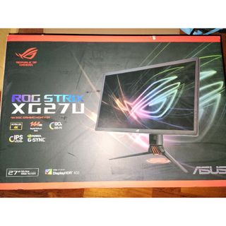 エイスース(ASUS)のASUS ROG XG27UQ 4Kモニター 144HZ対応(ディスプレイ)