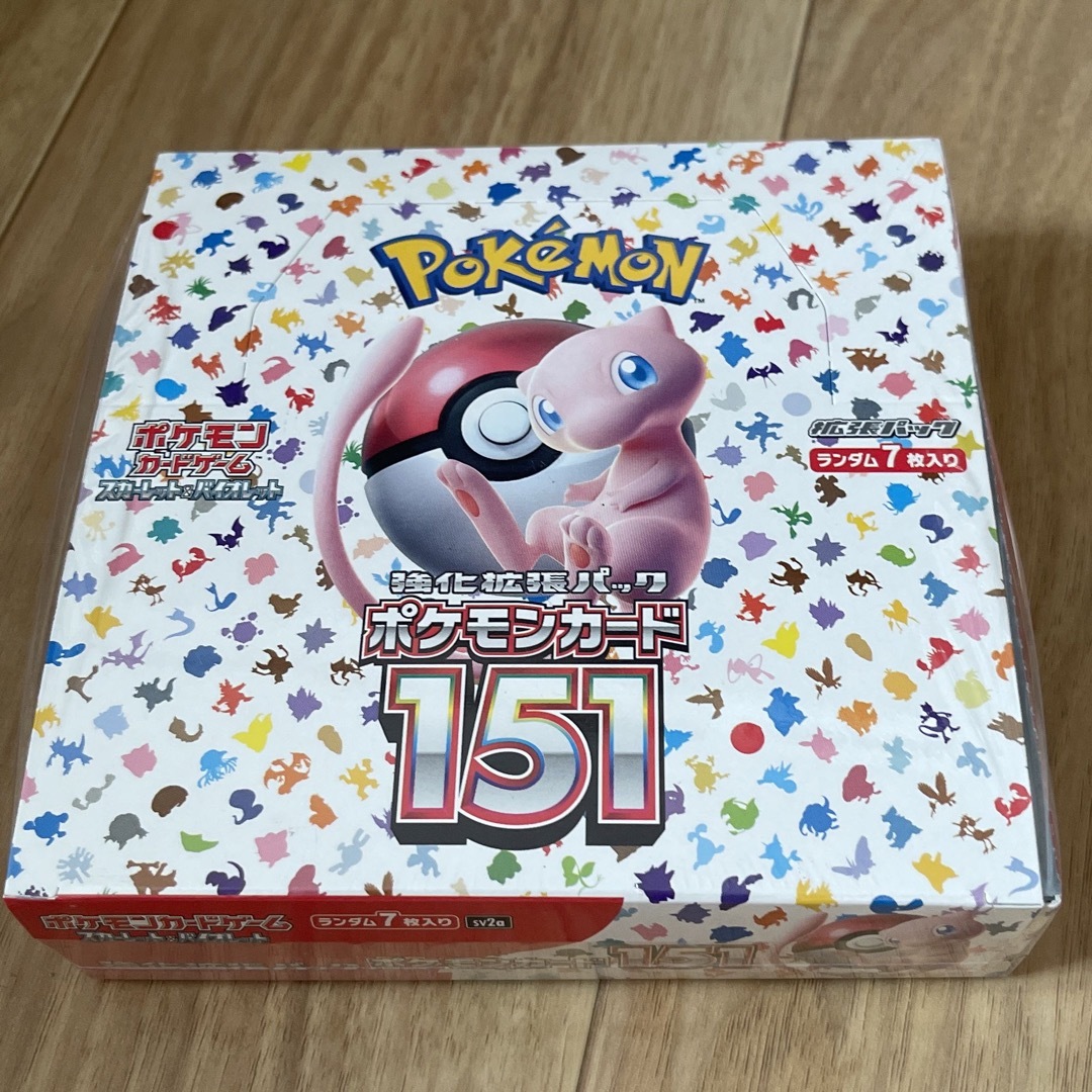 ポケモン(ポケモン)のポケモン 151 未開封 シュリンク付き エンタメ/ホビーのトレーディングカード(Box/デッキ/パック)の商品写真