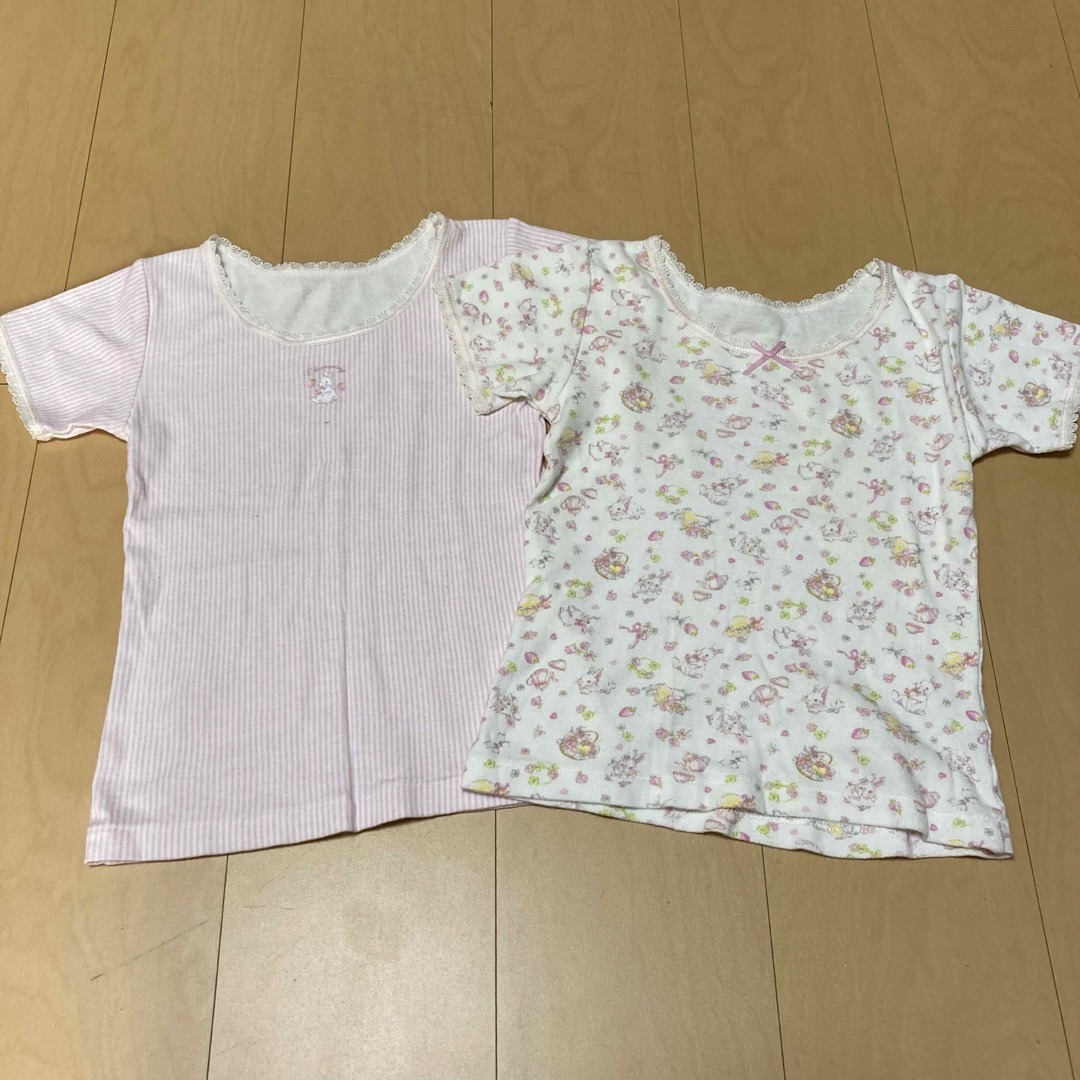 motherways(マザウェイズ)の【専用】A806 マザウェィズ　肌着　半袖　女の子　120 キッズ/ベビー/マタニティのキッズ服女の子用(90cm~)(下着)の商品写真