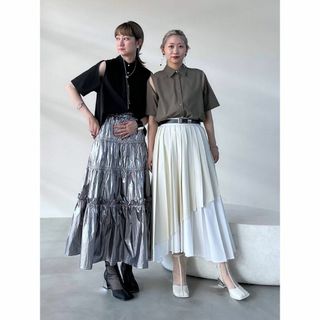 HARE - 新作 即完売色 新品 HARE シャイニーシャーリングスカート