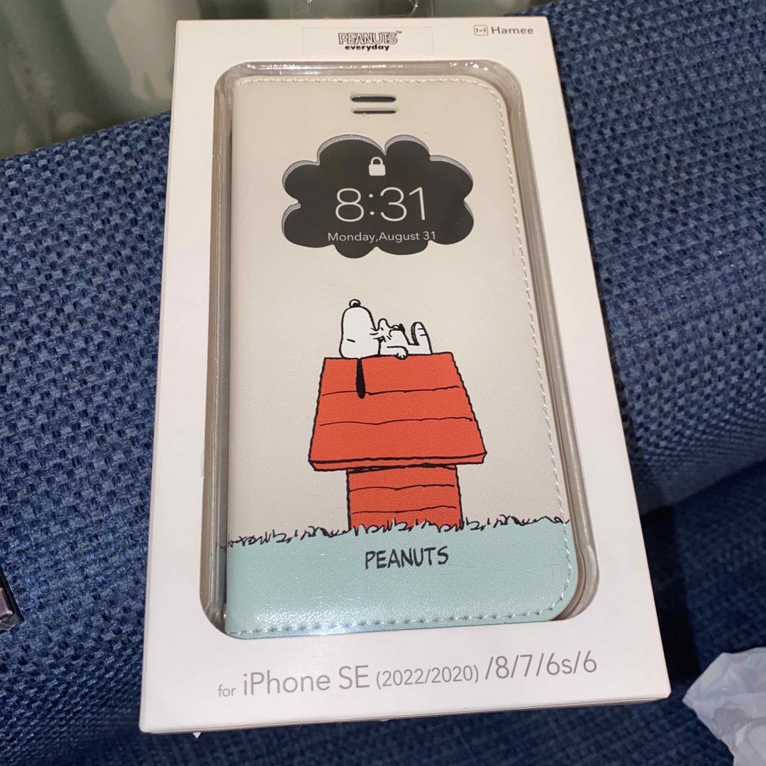 SNOOPY(スヌーピー)の HAMEE スマホケース　iPhone SE PEANUTS スヌーピー スマホ/家電/カメラのスマホアクセサリー(iPhoneケース)の商品写真