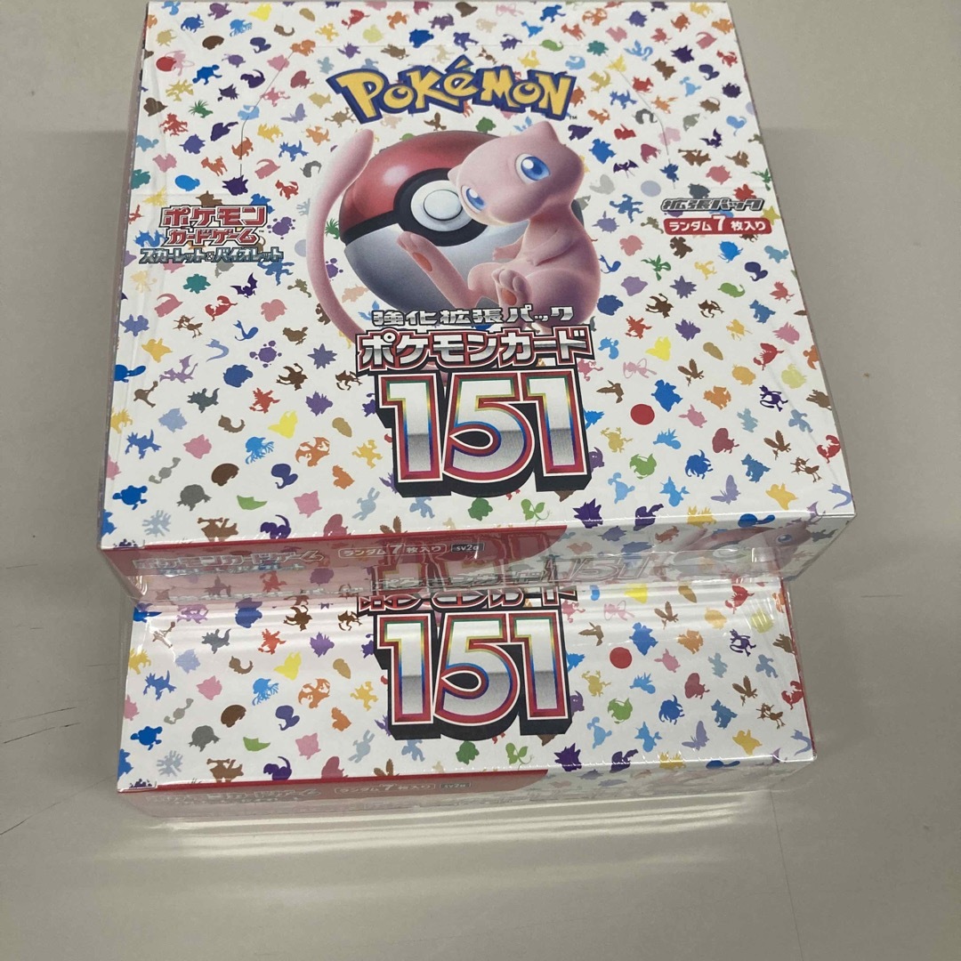 ポケモンカード151 BOXシュリンク付き