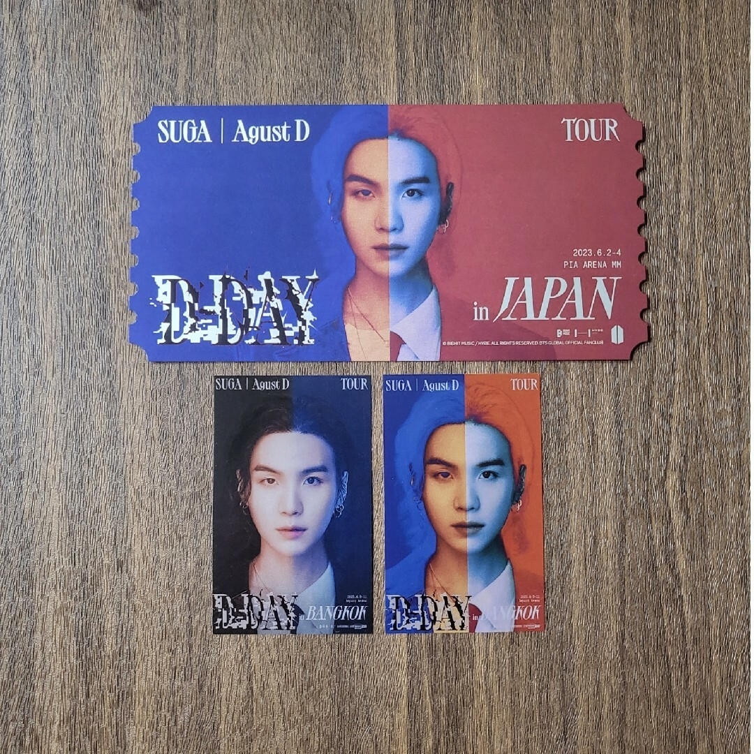 BTS SUGA ユンギ バンコク 日本 限定 トレカ フォトカード VIP