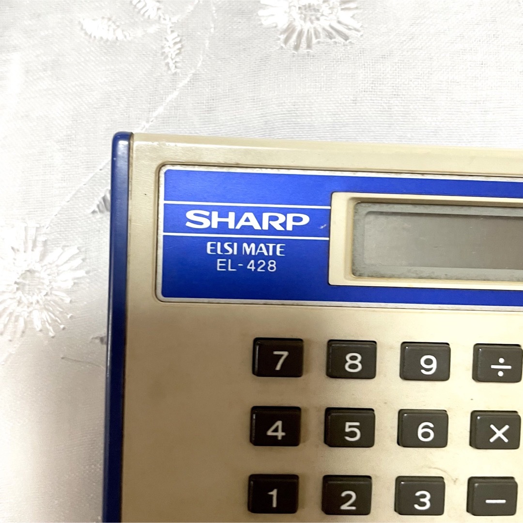 SHARP(シャープ)のSHARP シャープ そろばん 電卓 ソロカル 13桁 太陽電池 EL-429 インテリア/住まい/日用品のオフィス用品(オフィス用品一般)の商品写真