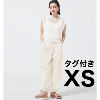 ジーユー(GU)の新品 未使用 タグ付き GU カーゴプルオンパンツ NATURAL XS(ワークパンツ/カーゴパンツ)