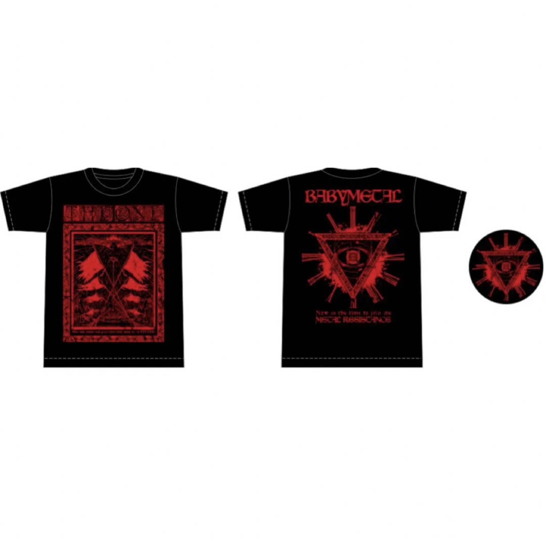 BABYMETAL【新品・未開封】THE ONE「Tシャツ M」＆「洗礼の証」 エンタメ/ホビーのタレントグッズ(アイドルグッズ)の商品写真