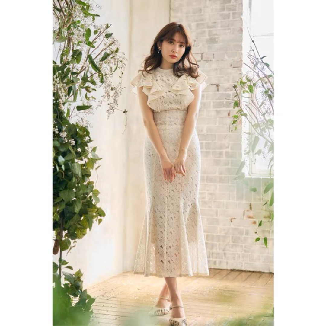 【新品タグ付き】herlipto Mermaid Lace Midi Dress