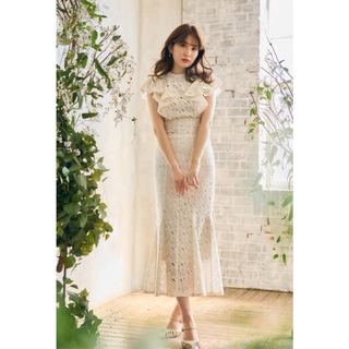 Her lip to♡Mermaid Lace Midi Dress 新品タグ付