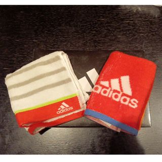 アディダス(adidas)のハンドタオル２枚(タオル/バス用品)