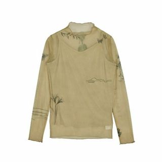 アメリヴィンテージ(Ameri VINTAGE)の新品 AMERI MEDI FLOWER TATTOO SHEER TOP (カットソー(長袖/七分))