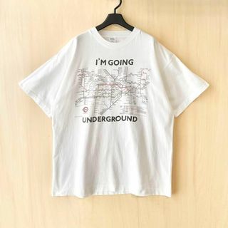 90s　ヴィンテージ　地下鉄路線図　マップTシャツ　アンダーグラウンド