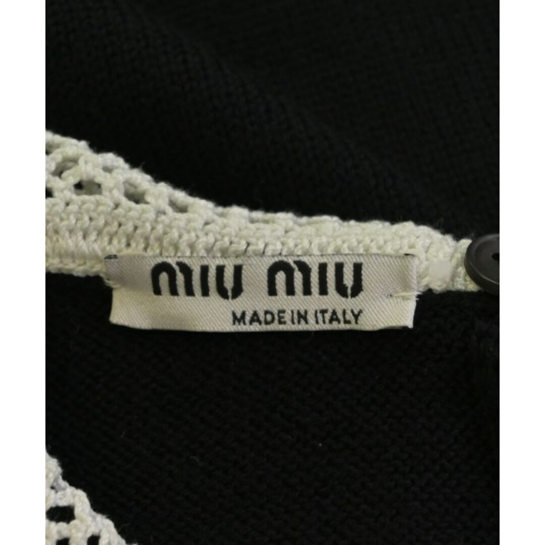 Miu Miu ミュウミュウ ニット・セーター 38(S位) 黒 【古着】 Miu Miu ミュウミュウ ニット・セーター 38(S位) 黒 【古着】