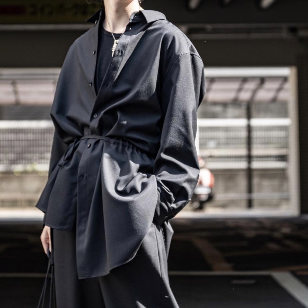 Ground Y(グラウンドワイ)のGround Y Gather Drape Shirt メンズのトップス(シャツ)の商品写真