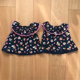 ベビーギャップ(babyGAP)のGapbaby 花柄ブラウス　リメイク(シャツ/カットソー)