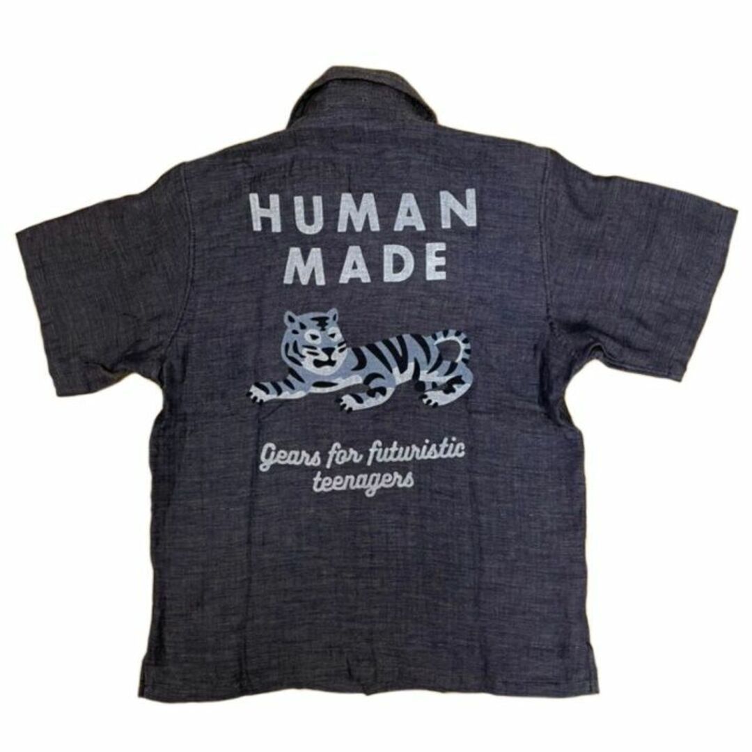 Human Made Chambray Gauze Aloha Shirt S