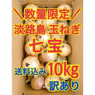 淡路島 玉ねぎ 玉葱 10kg 送料込み 農家直送 南あわじ 七宝 訳あり(野菜)