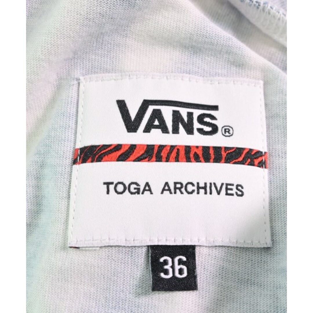 TOGA(トーガ)のTOGA トーガ Tシャツ・カットソー 36(S位) 青x白 【古着】【中古】 レディースのトップス(カットソー(半袖/袖なし))の商品写真