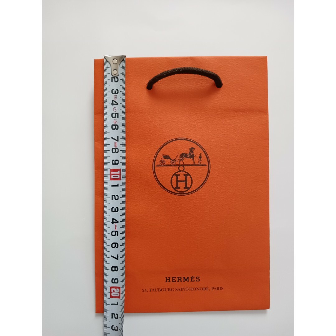 Hermes(エルメス)のHERMESエルメス　ショッパー（小５枚）メッセージカード付 レディースのバッグ(ショップ袋)の商品写真