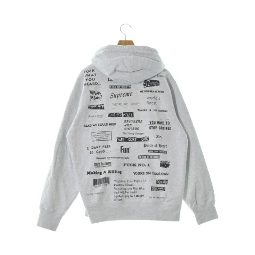 Supreme - Supreme シュプリーム パーカー L グレー 【古着】【中古