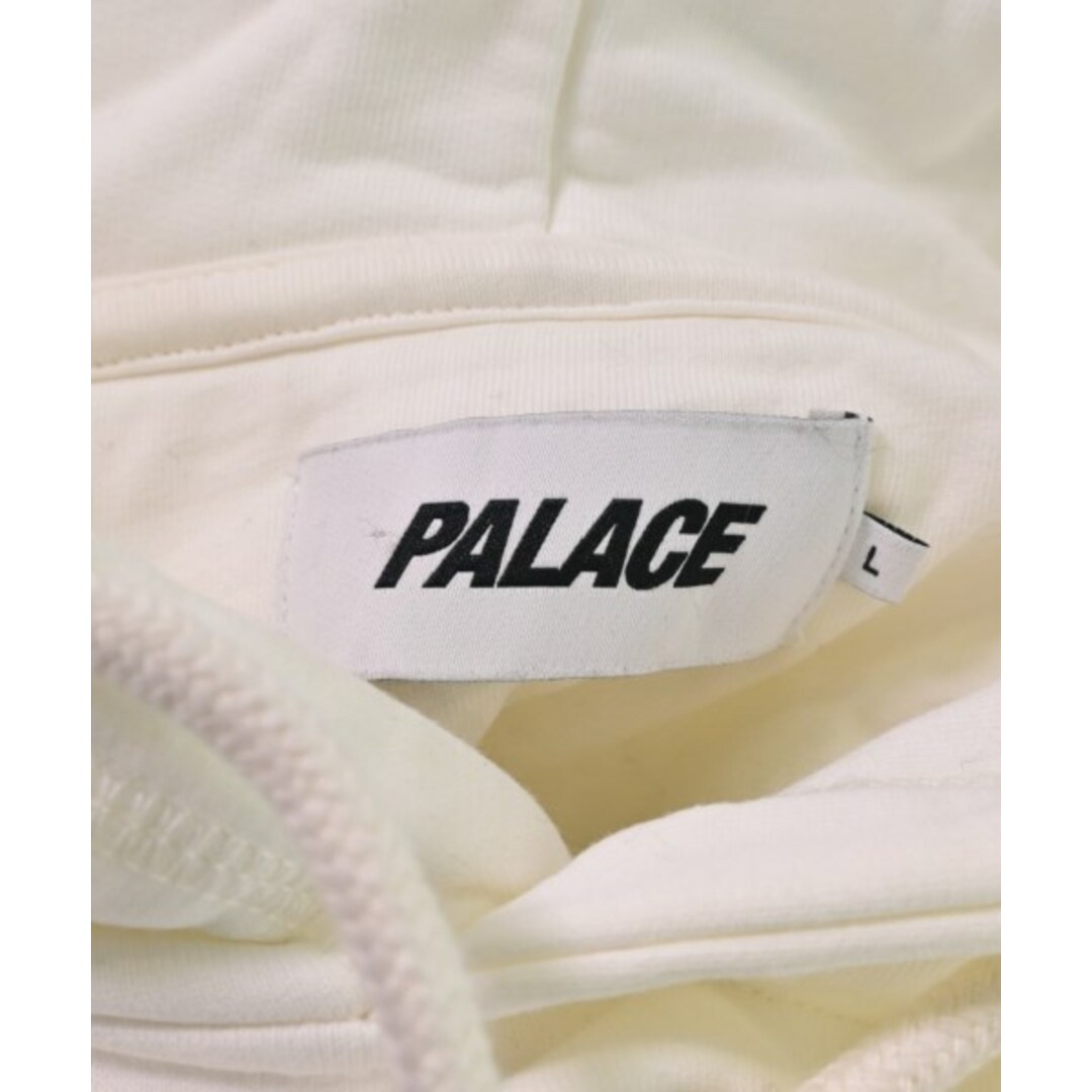 PALACE パレス パーカー L 白x赤x紺 2