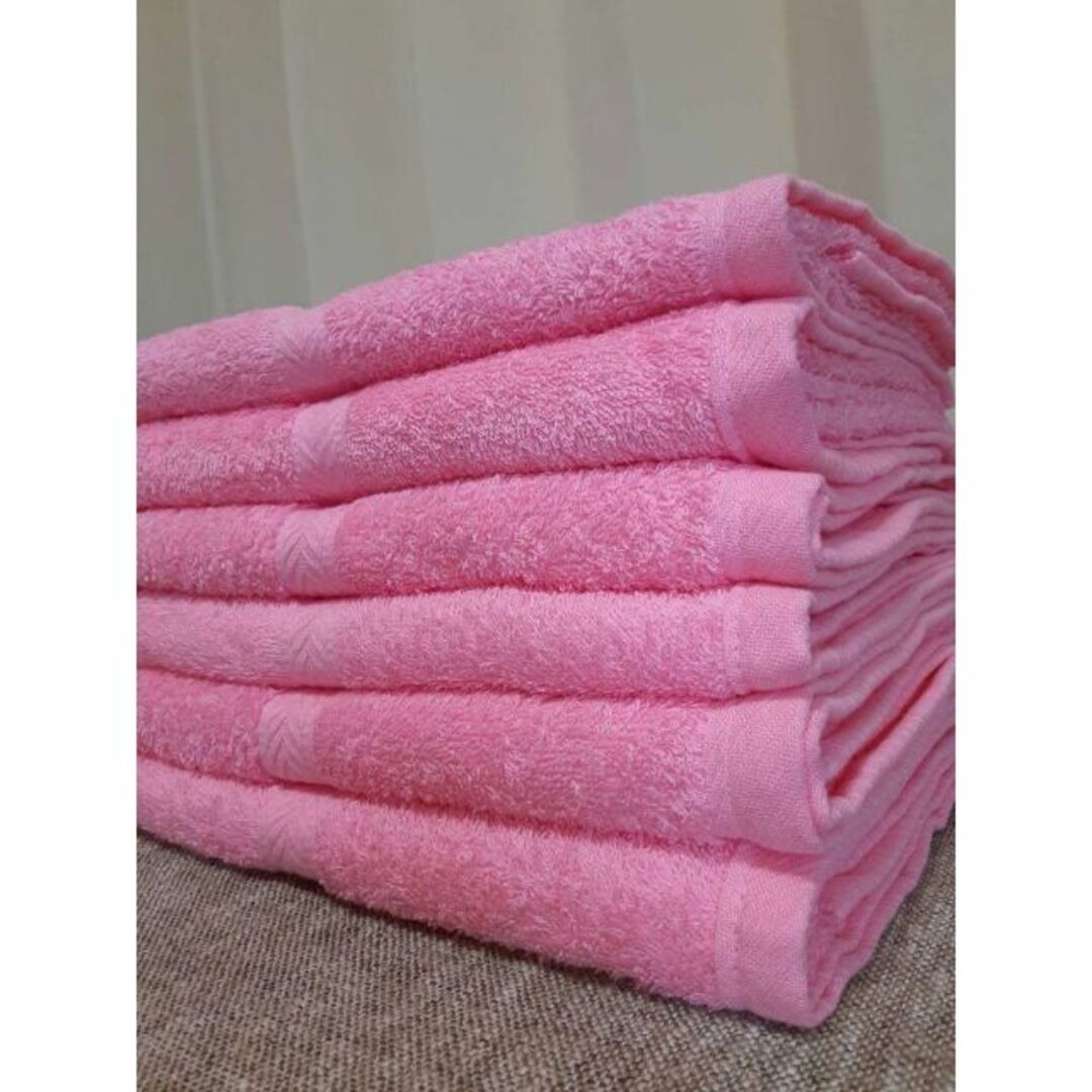 泉州タオル 800匁ピンクバスタオルセット4枚組 タオル新品 まとめ売り