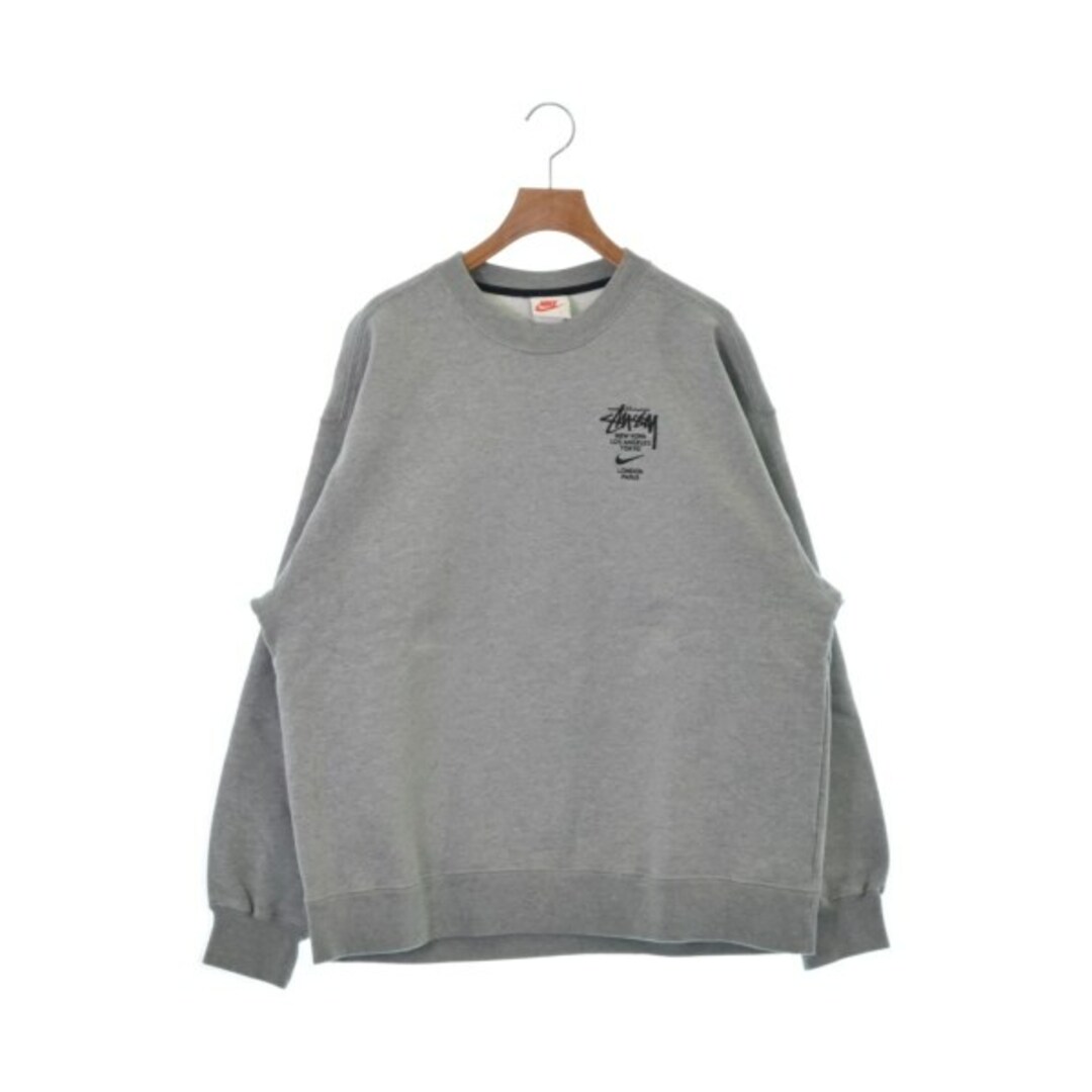 STUSSY(ステューシー)のSTUSSY ステューシー スウェット L グレー 【古着】【中古】 メンズのトップス(スウェット)の商品写真