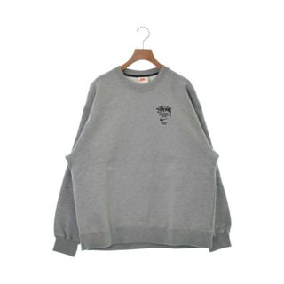 ステューシー(STUSSY)のSTUSSY ステューシー スウェット L グレー 【古着】【中古】(スウェット)