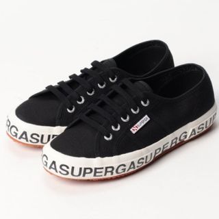 スペルガ(SUPERGA)の新品✨タグ付き♪未使用‼️お洒落なスニーカー　ブラック　大特価‼️(スニーカー)