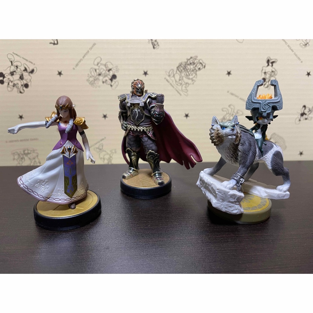 アミーボゼルダの伝説　amiibo ゼルダ、ガノンドロフ、ウルフリンク