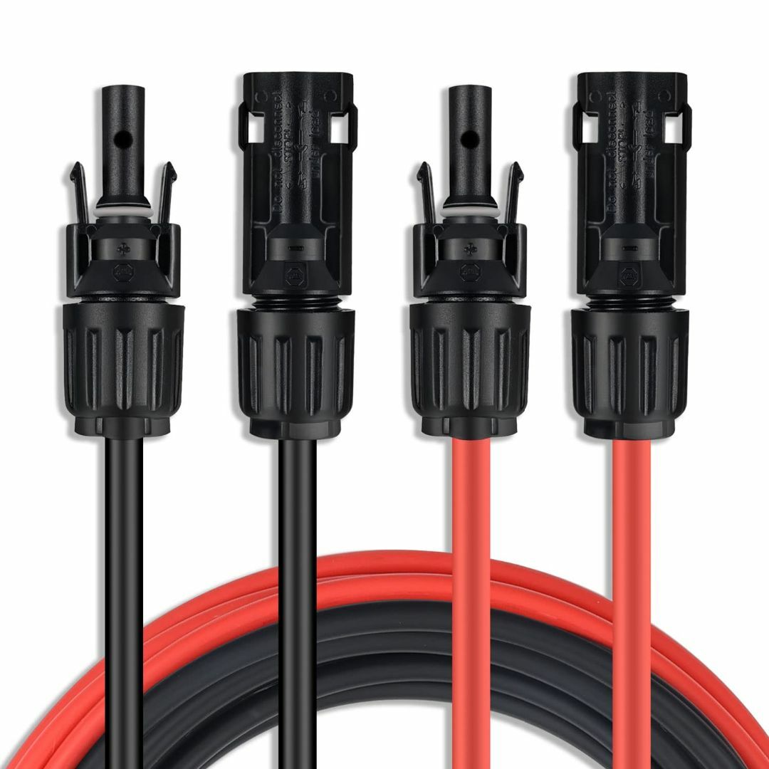 【数量限定】SGANGCAR ソーラーケーブル 5M 10AWG6mm² PVケ