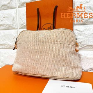 エルメス(Hermes)の人気色✨HERMES ポリード20 ポーチ トワルアッシュ  Hロゴ 正規品(ポーチ)