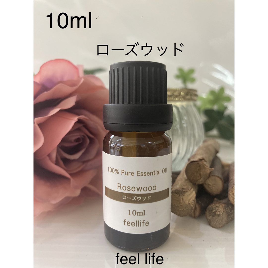 feellife(フィールライフ)の♥️ローズウッド♥️エッセンシャルオイル♥️10ml♥️100%pure♥️ コスメ/美容のリラクゼーション(エッセンシャルオイル（精油）)の商品写真