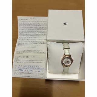 ヨンドシー(4℃)の非売品貴重⭐︎4℃ 40周年記念　ピンクゴールド時計(腕時計)