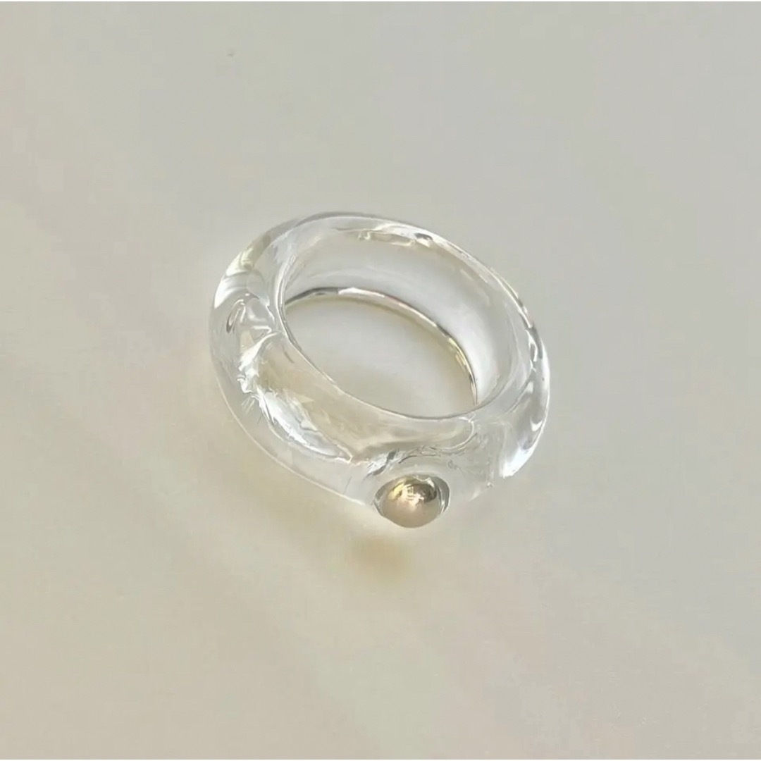 【新品】 clear ring  クリアリング（1） レディースのアクセサリー(リング(指輪))の商品写真